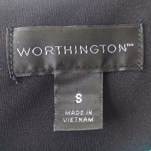 Worthington Multi Striped Stretch Dress, Size Small, Like New - Picture 5 of 8